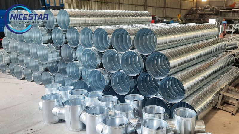 Sản xuất ống gió nhà xưởng, ống thông gió công nghiệp